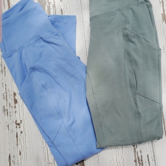 Blue Better Cotton Waistband Leggings - Picture 2 of 3